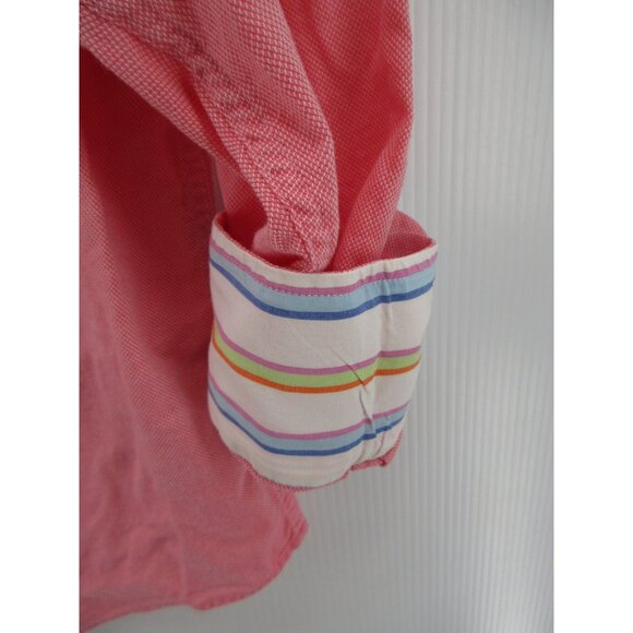 Robert Graham R&G Shirt XL Button Up Pocket Preppy Flip Cuffs Cotton - Picture 4 of 13